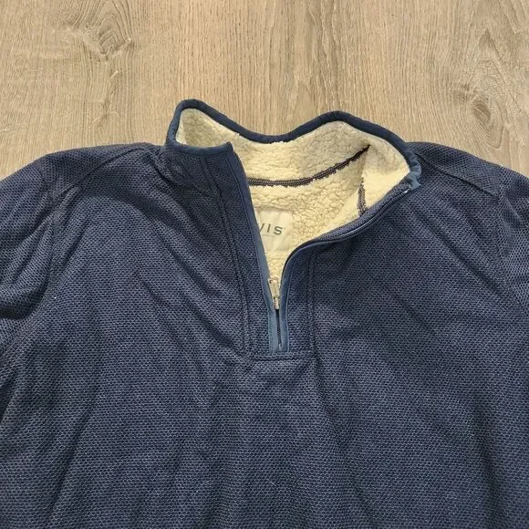 Orvis 1/4 Zip Heavyweight Pullover Fleece Sherpa Lined Sweater Mens Size XXL 2XL - Picture 2 of 13